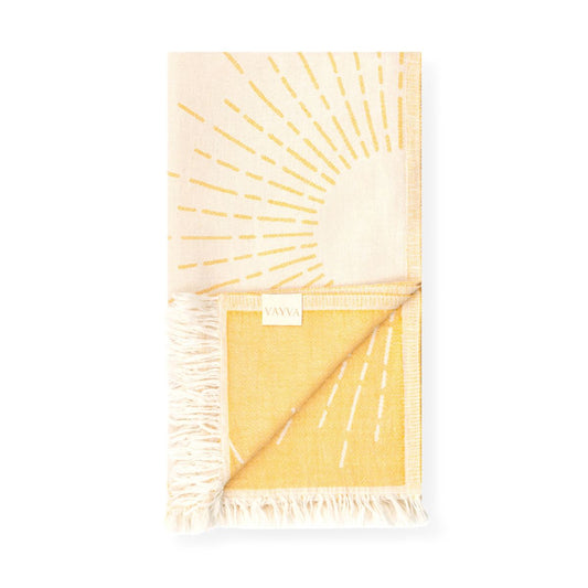 Schnelltrocknendes Saunatuch aus Baumwolle | Sunshine