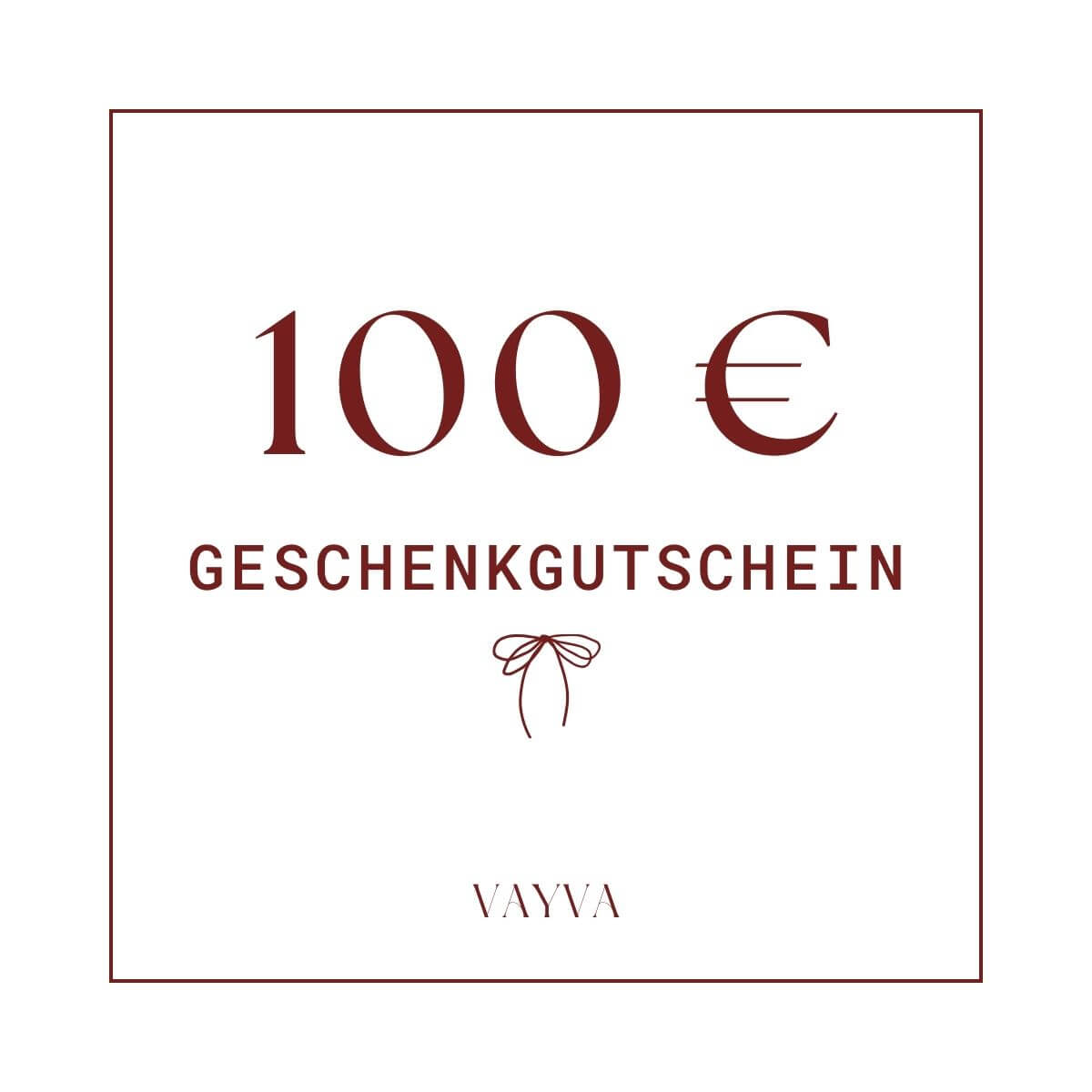 VAYVA Geschenkgutschein