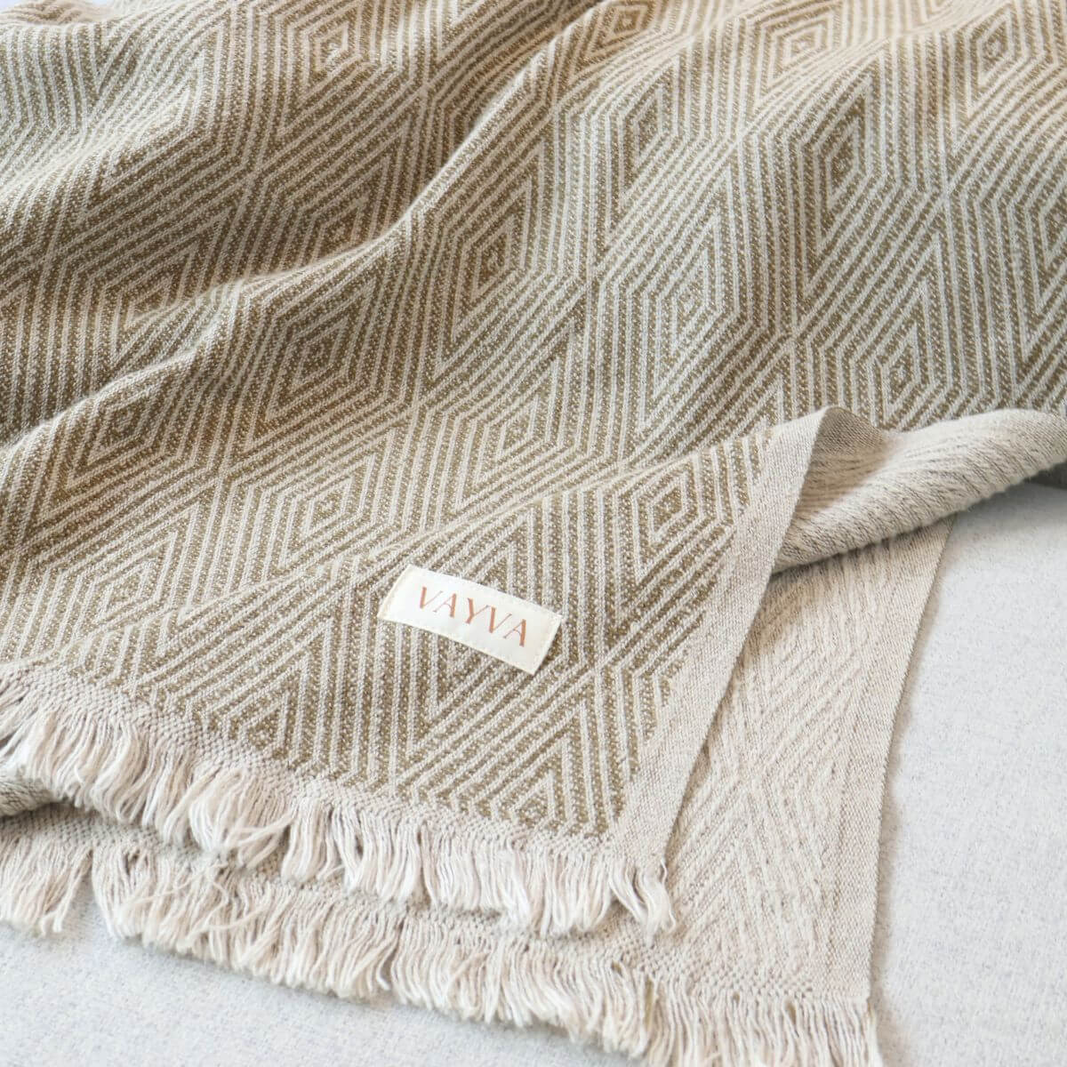Couchdecke mit Hanf & Baumwolle | Hygge