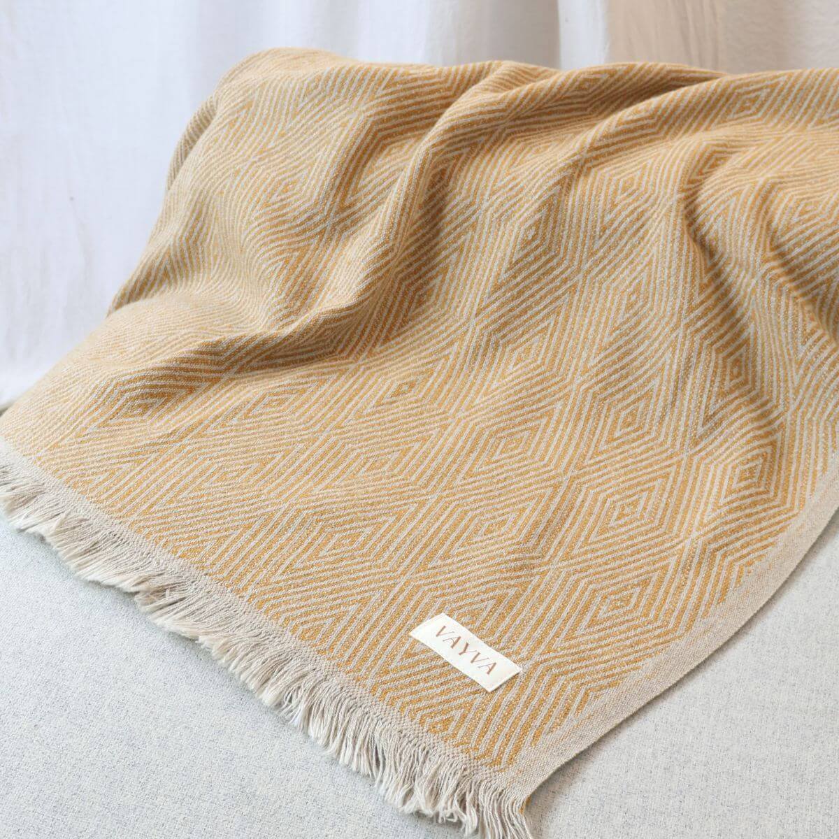 Couchdecke mit Hanf & Baumwolle | Hygge