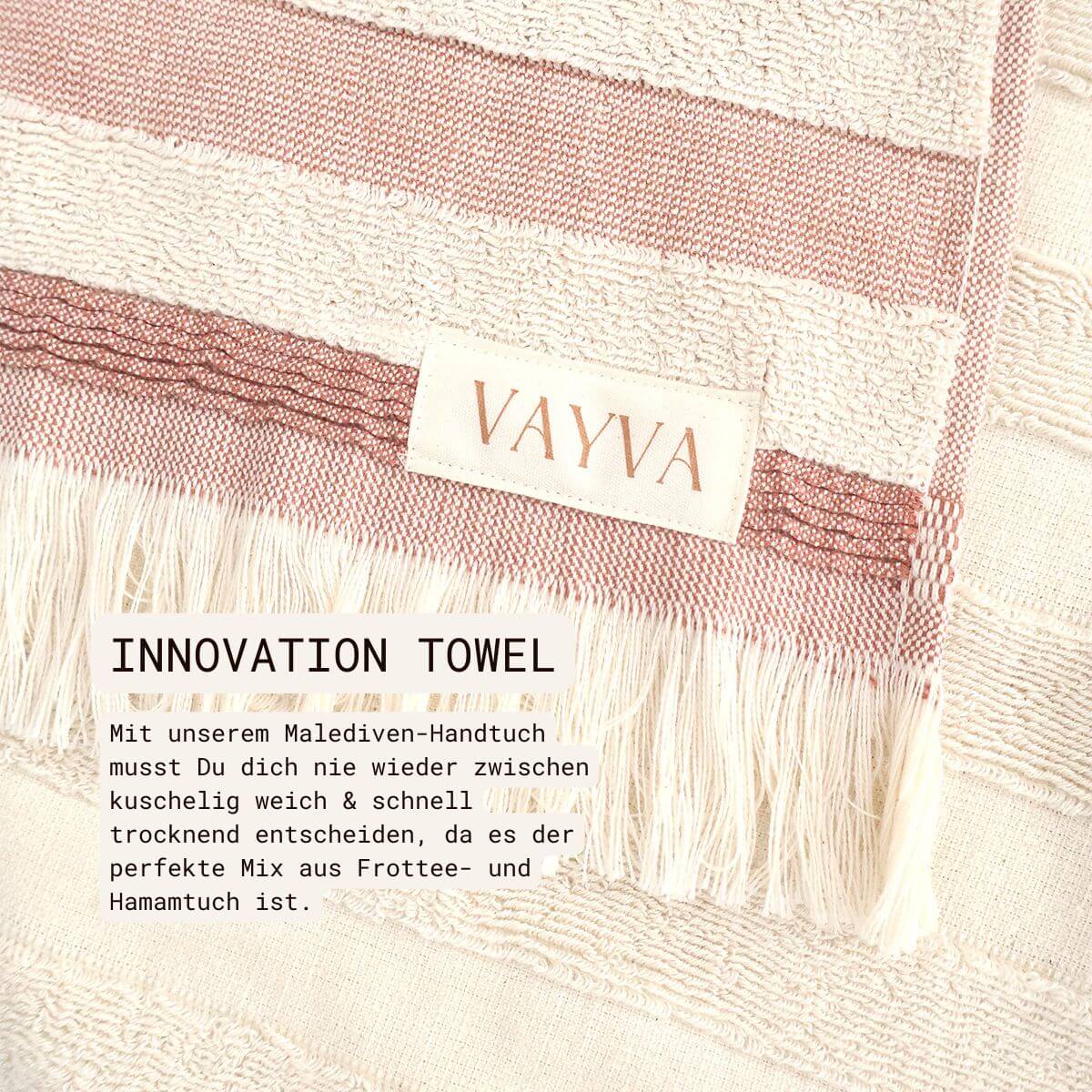 Innovation | Luxus Frottee-Mix Handtuch Malediven