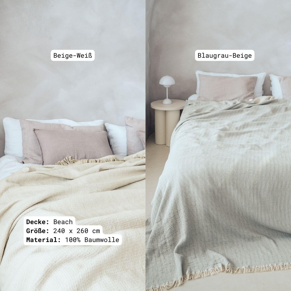 VAYVA-Set | 1 Kuscheldecke + 1 Tagesdecke
