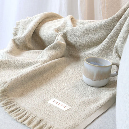Couchdecke mit Bambus & Baumwolle