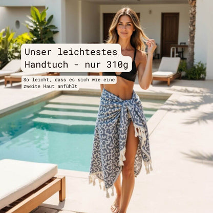 Leichtes Strandtuch aus Baumwolle | Mykonos