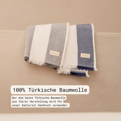 Frottee-Mix Handtuch Santorini aus Baumwolle