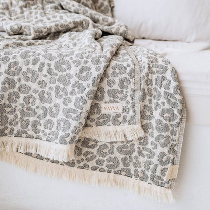 Kuscheldecke aus Baumwolle | Leo