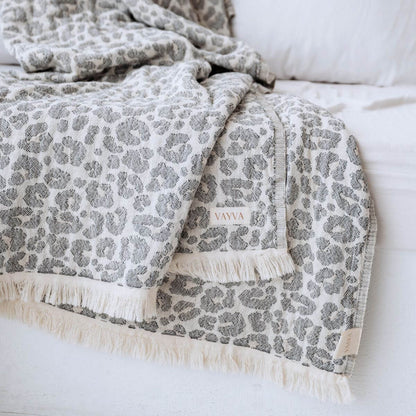 Kuscheldecke aus Baumwolle | Leo