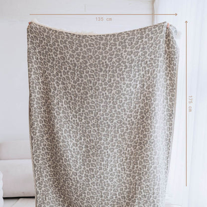 Kuscheldecke aus Baumwolle | Leo