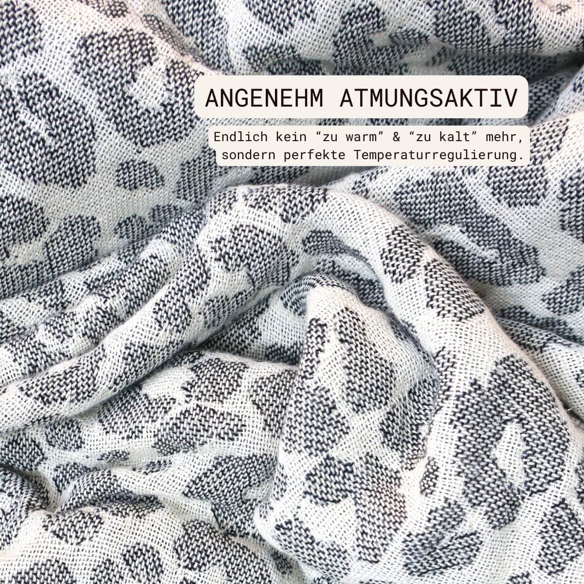 Kuscheldecke aus Baumwolle | Leo