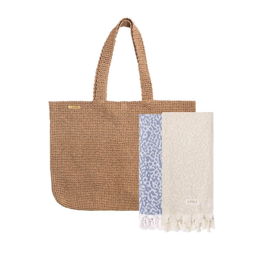 VAYVA-Set | 2 Handtücher + 1 Tasche