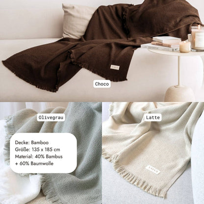 VAYVA Winter-Set | 1 Kuscheldecke + 1 Bademantel + 1 Saunatuch